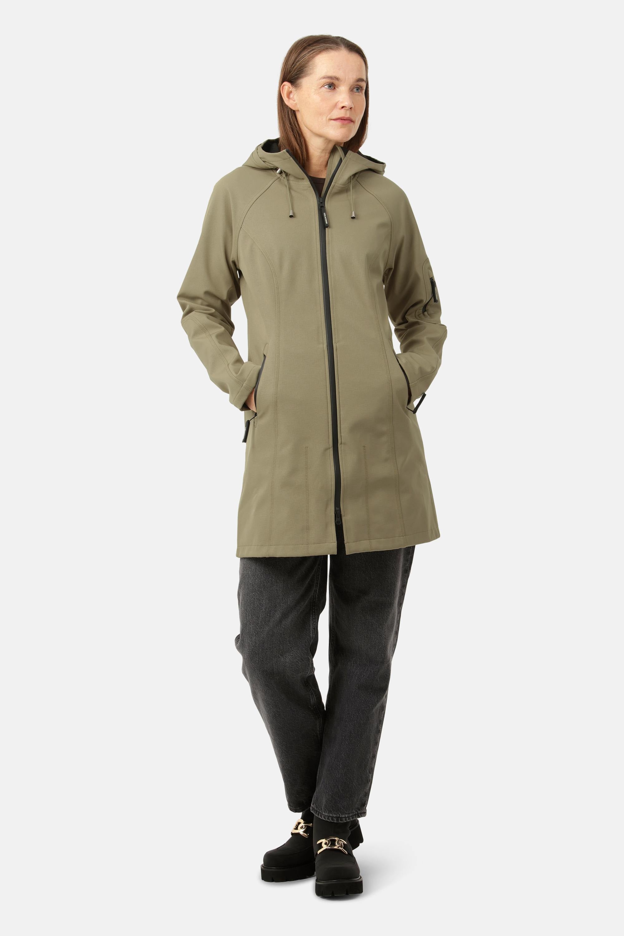 Softshell Regnjakke - Covert Green